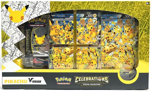 Pokemon Celebrations Special Collection Box - Pikachu V-UNION